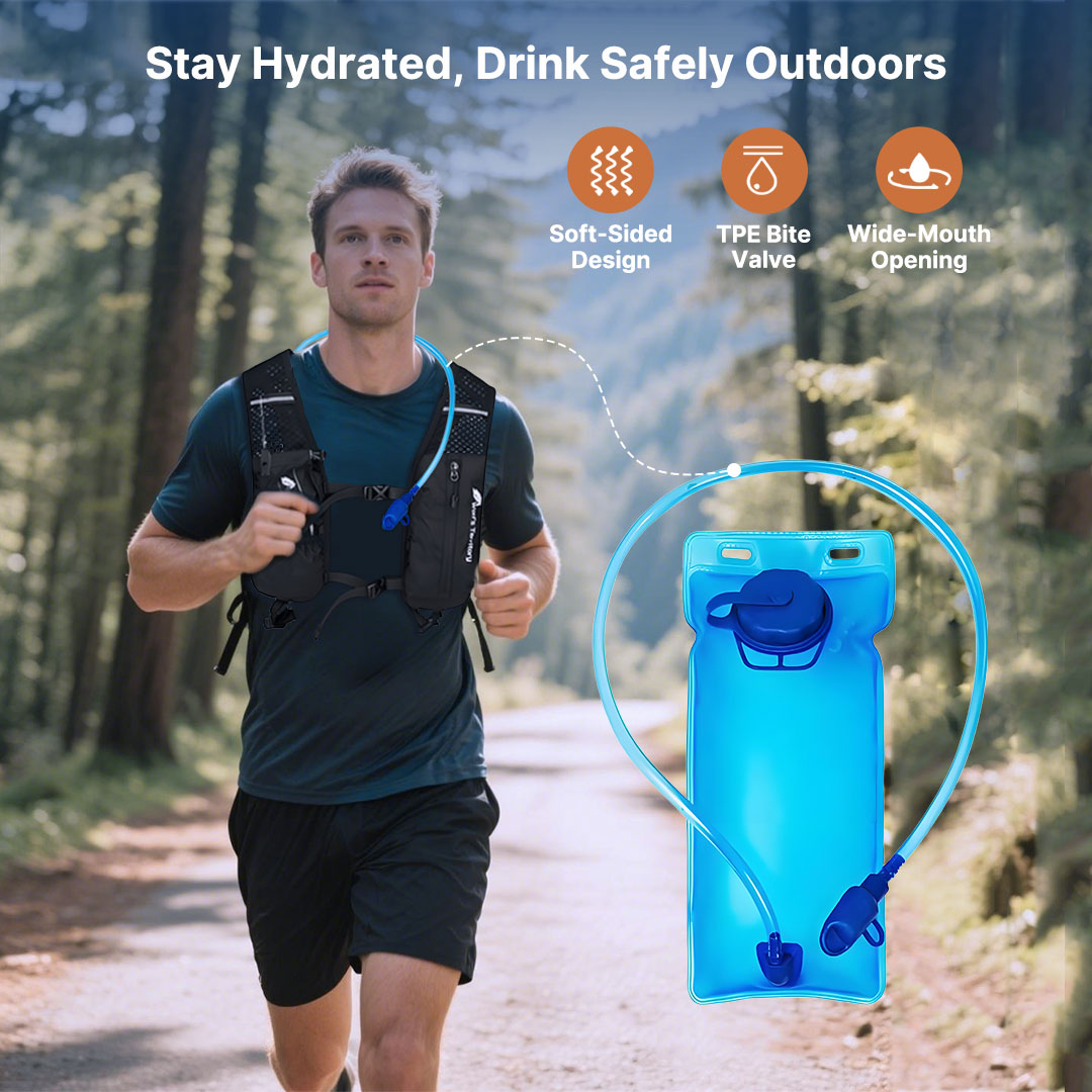 TPE Material Ergonomic Design Water Bag