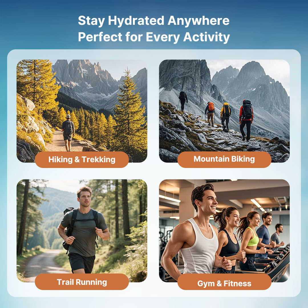 TPE Material Ergonomic Design Water Bag