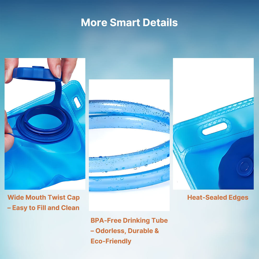 TPE Material Ergonomic Design Water Bag