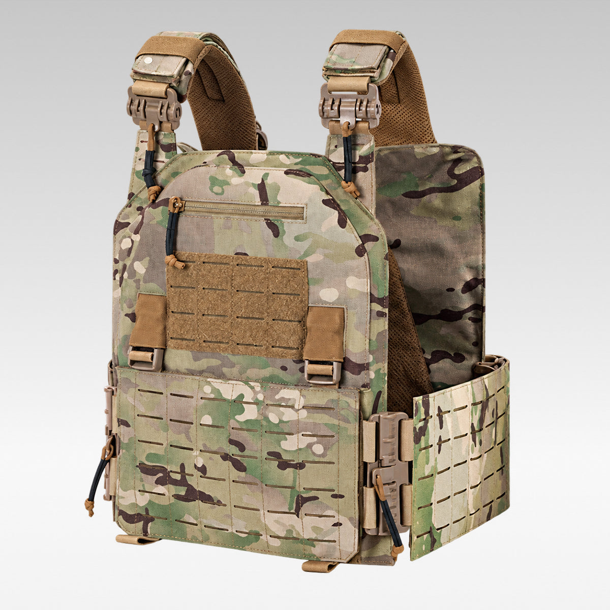 Quick-Release Tactical Vest – 900D Oxford Molle Plate Carrier, 26x33cm | Traverseon