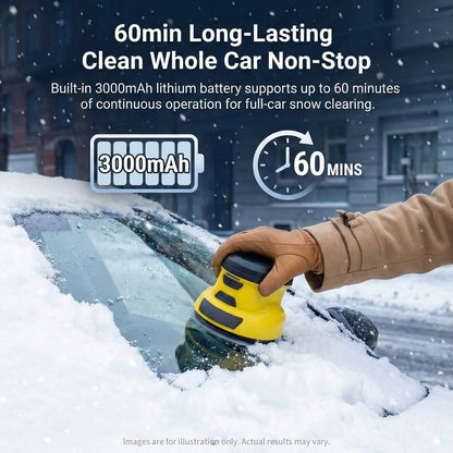 Ice Scraper – Electric Cordless Snow Remover De-icer for Car Windshield | Traverseon