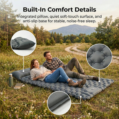Traverseon AirLift™ Ultralight Quick Inflate Camping Mattress