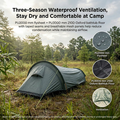 Traverseon Bivy Tent, 830g Ultralight Backpacking Shelter