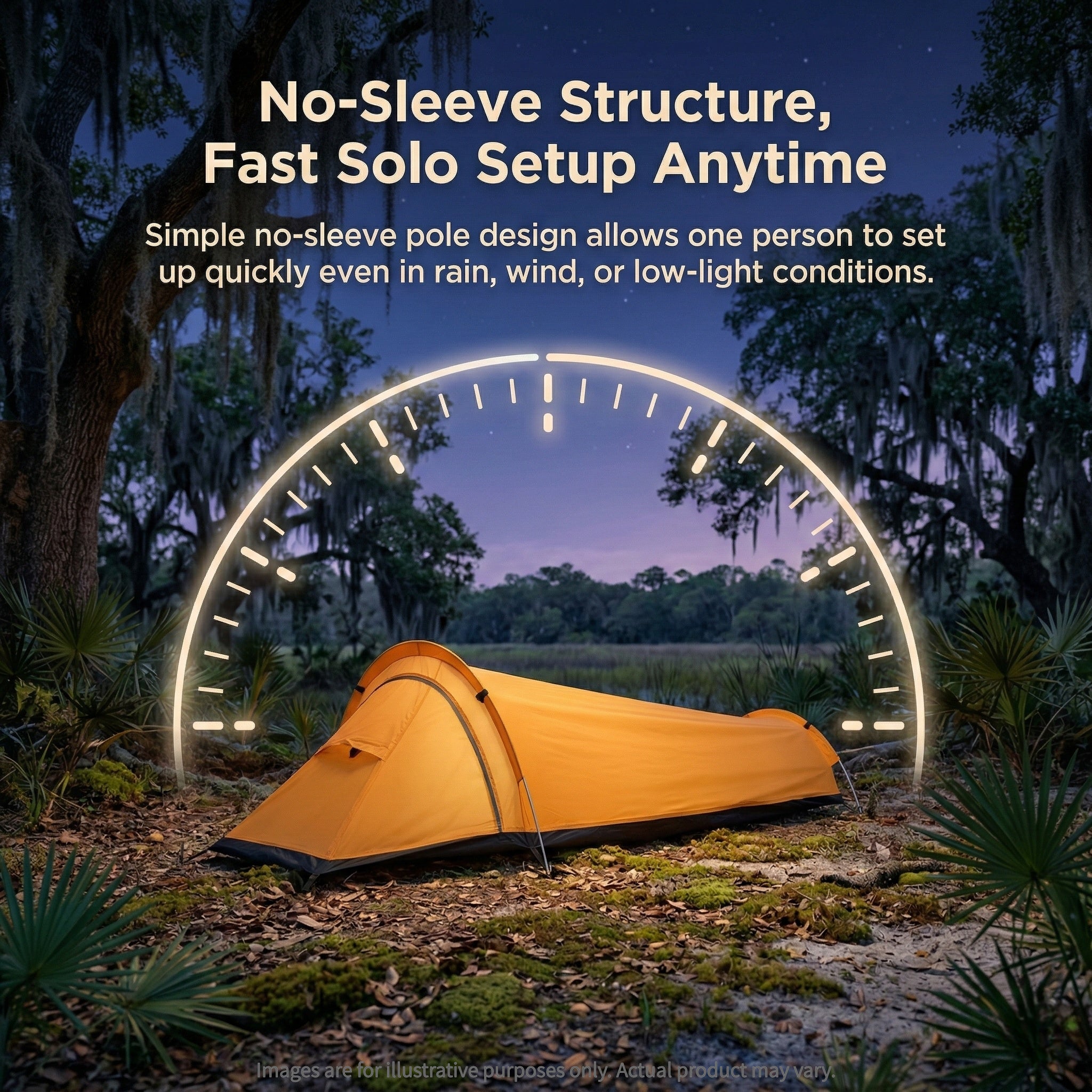 Traverseon Bivy Tent, 830g Ultralight Backpacking Shelter