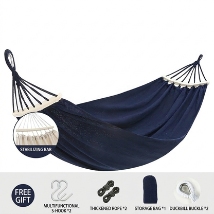 Traverseon Classic Canvas Anti-Rollover Hammock