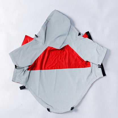 Reflective Waterproof Dog Jacket – Reversible Raincoat, Adjustable Fit S–5XL | Traverseon