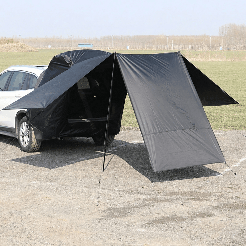 Car Rear SUV Tailgate Tent – Waterproof Sunshade Mosquito Net Shelter | Traverseon