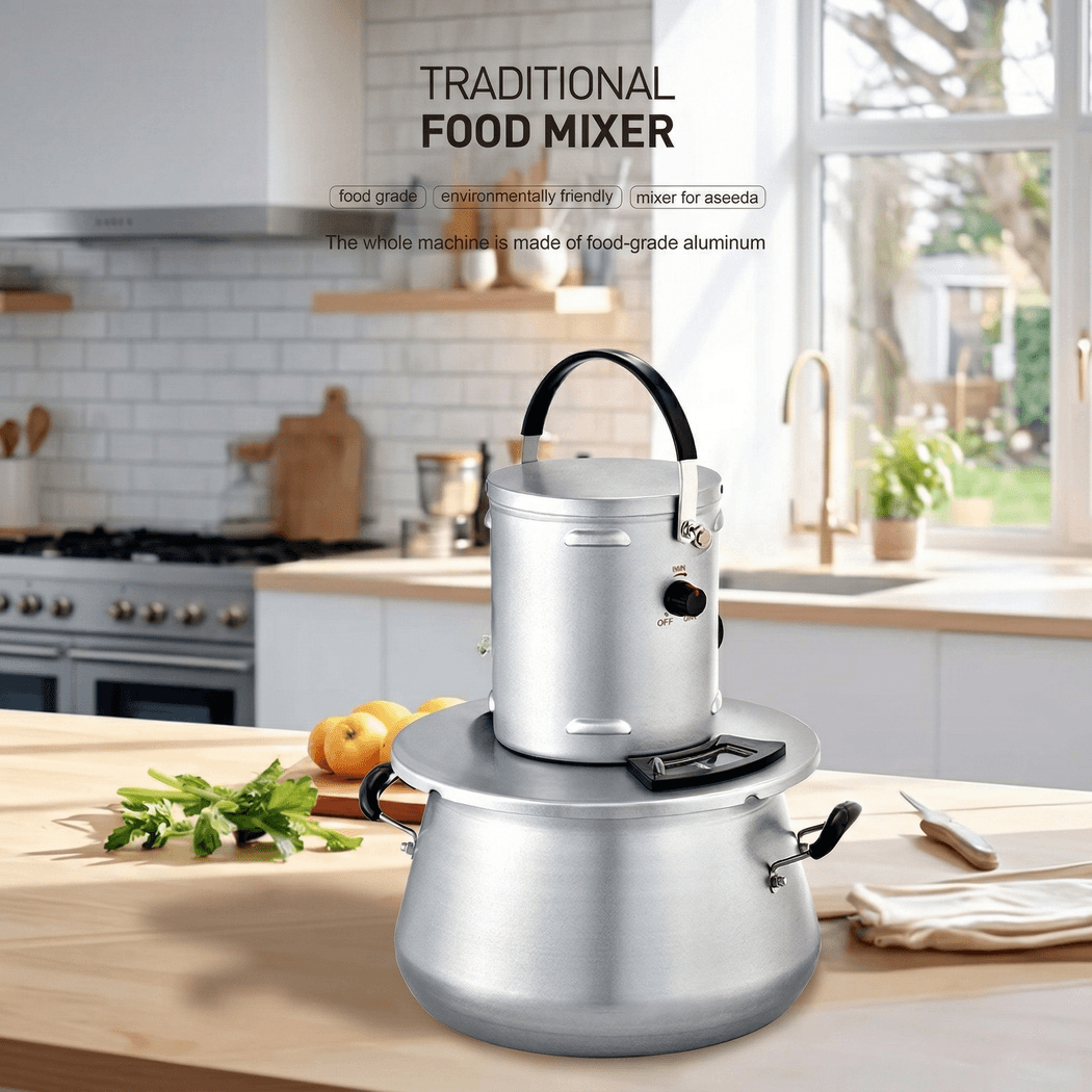 Multi-Capacity Electric Food Mixer – Dual Blade High-Speed Kitchen Mixer | Traverseon