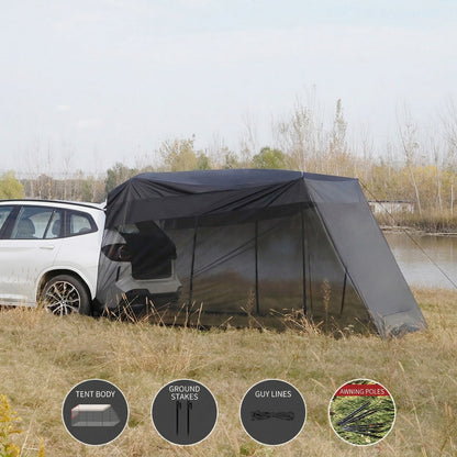 SUV Tailgate Tent – Waterproof UV-Protection Car Camping Awning | Traverseon