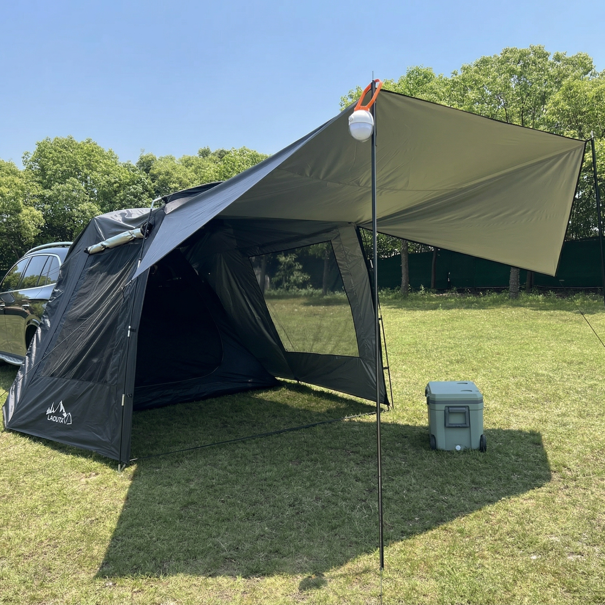 SUV Tailgate Tent Canopy – 210T 3000 Waterproof UV Protection for Car Camping | Traverseon