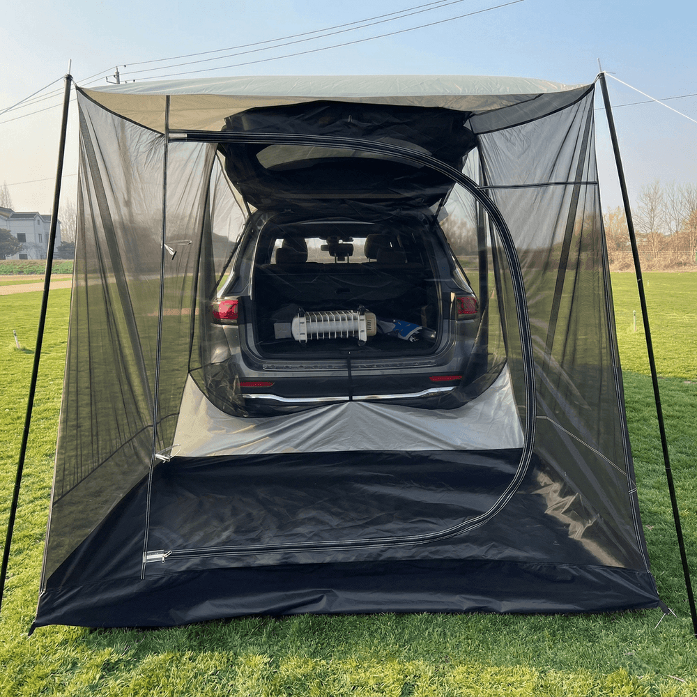 SUV Tailgate Tent Canopy – Leak Resistant 210T 3000 Waterproof UV Protection for Car Camping | Traverseon