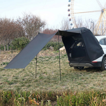 Car Rear SUV Tailgate Tent – Waterproof Sunshade Mosquito Net Shelter | Traverseon