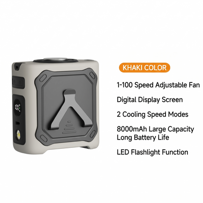 Wearable Waist Cooling Fan – Semiconductor Portable Clip Fan | Traverseon