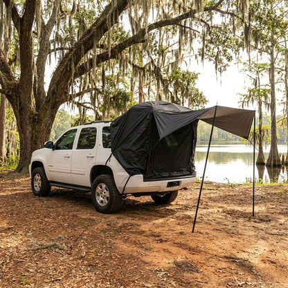 SUV Car Camping Tailgate Awning, Waterproof Privacy Screen, Extended Canopy, All-Terrain & All-Season Use | Traverseon