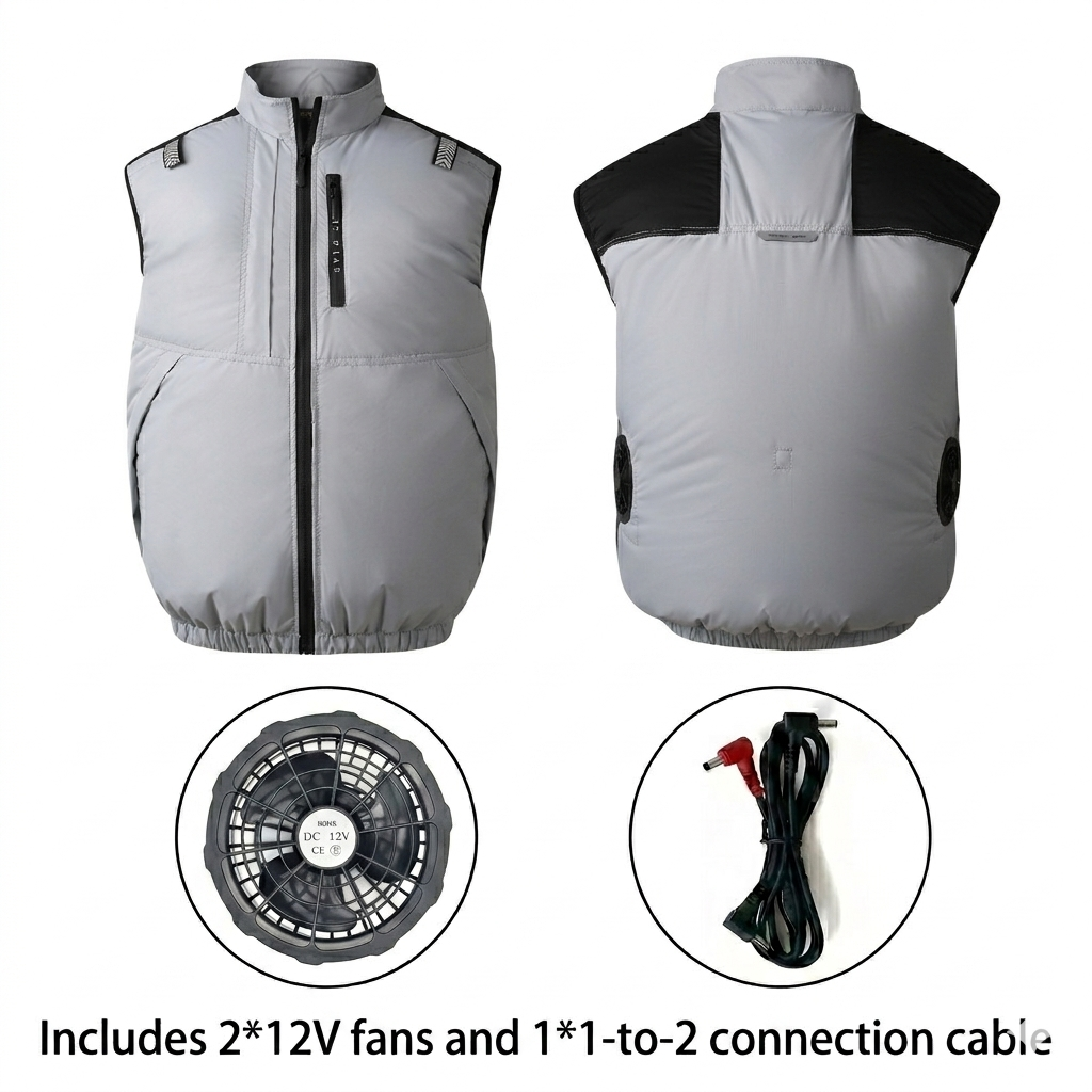 Cooling Vest Jacket for Men Women – Dual Fan UV Water Resistant Work Vest | Traverseon