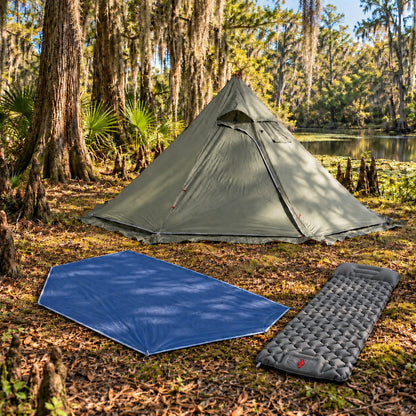 Hot Tent-1–3 Person Ultralight 4 Season Teepee Tent with Stove Jack | Traverseon