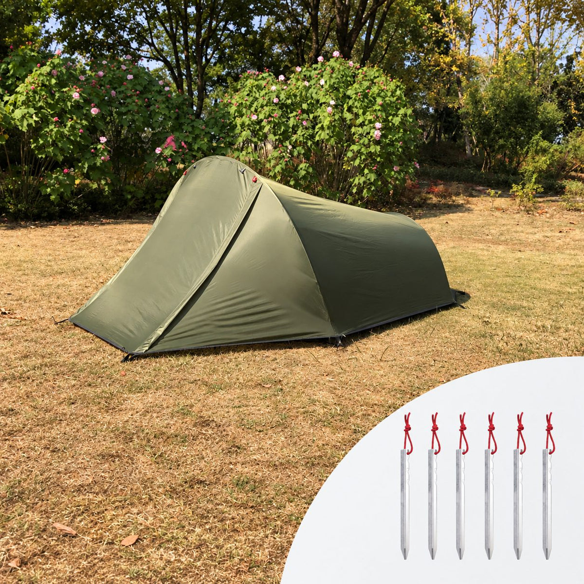 AeroDuo 2P Ultralight Tunnel Tent — 1.58 kg Compact Shelter