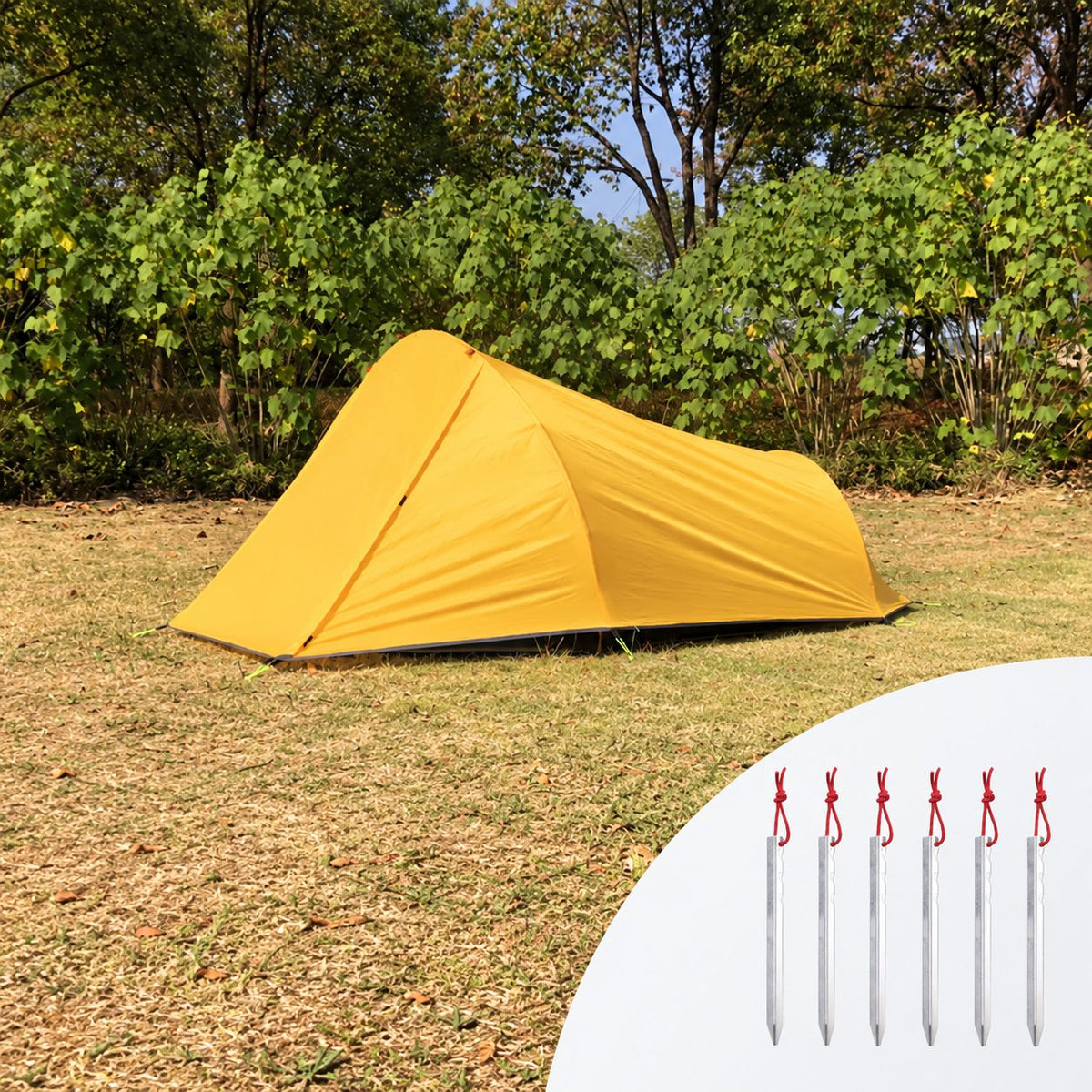 AeroDuo 2P Ultralight Tunnel Tent — 1.58 kg Compact Shelter