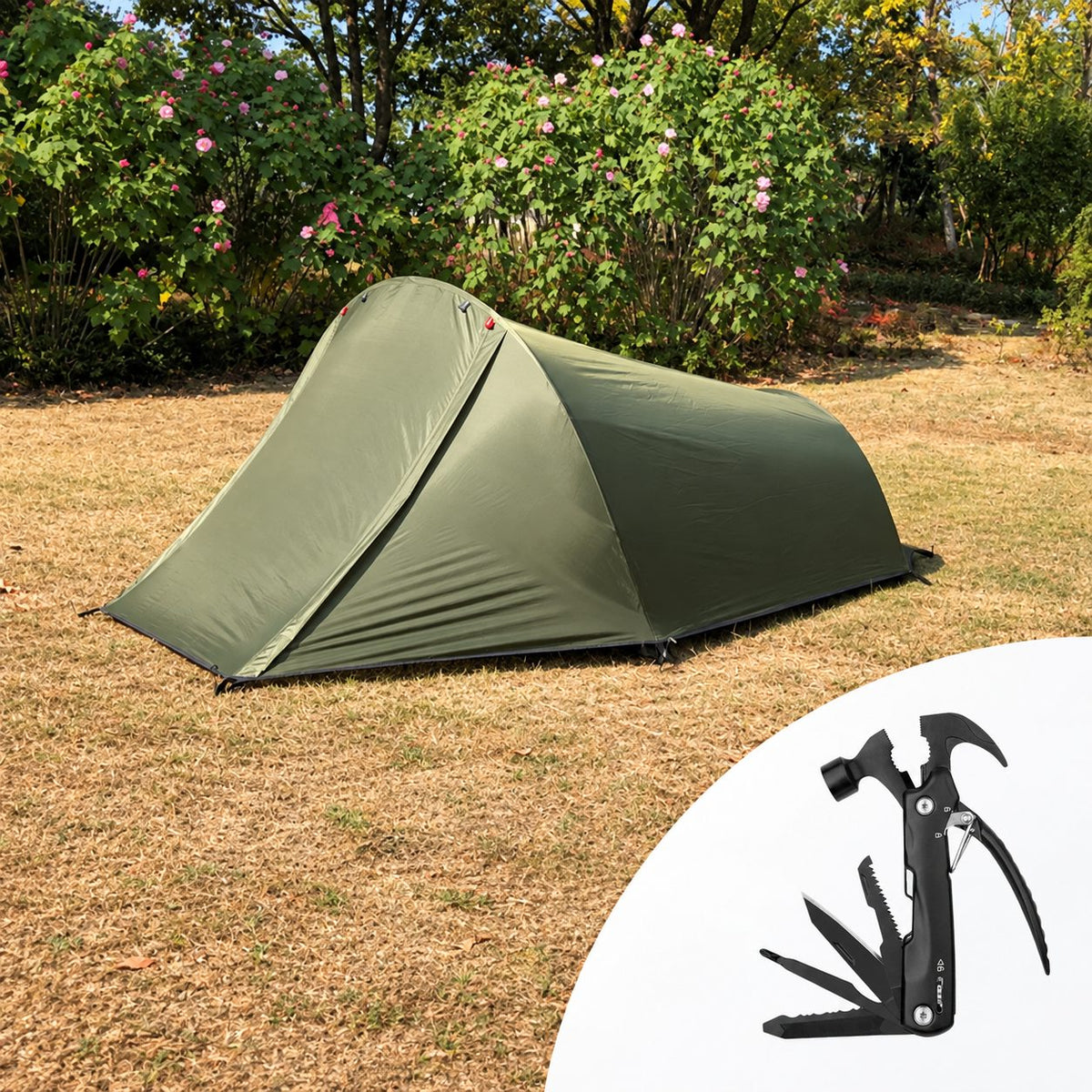 AeroDuo 2P Ultralight Tunnel Tent — 1.58 kg Compact Shelter