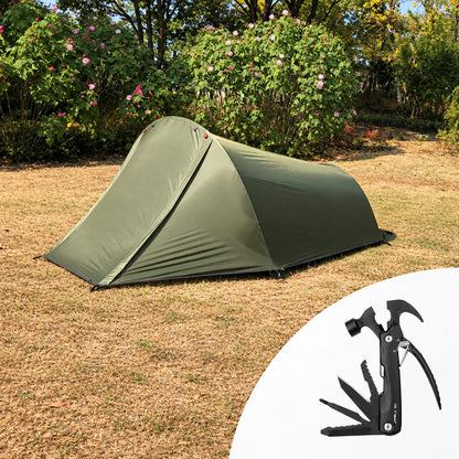 AeroDuo 2P Ultralight Tunnel Tent — 1.58 kg Compact Shelter