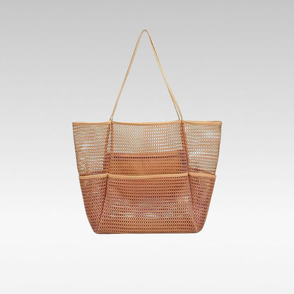 Traverseon Multi-Pocket Mesh Tote