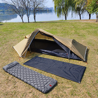 Ultralight 1P Backpacking Tent — 1.35 kg, Stealth Design, 4-Season Universal, Wind and Rainproof