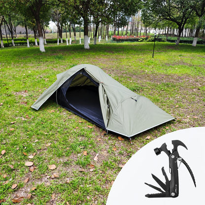 Ultralight 1P Backpacking Tent — 1.35 kg, Stealth Design, 4-Season Universal, Wind and Rainproof