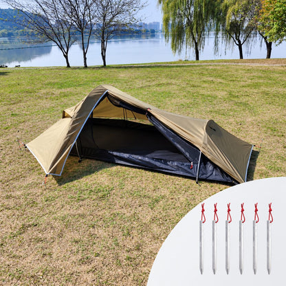 Ultralight 1P Backpacking Tent — 1.35 kg, Stealth Design, 4-Season Universal, Wind and Rainproof