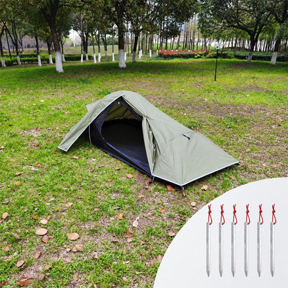 Ultralight 1P Backpacking Tent — 1.35 kg, Stealth Design, 4-Season Universal, Wind and Rainproof