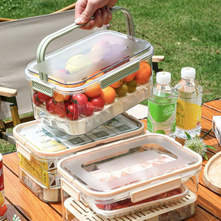On-the-Go FreshBox - Portable & Leakproof Food Organizer