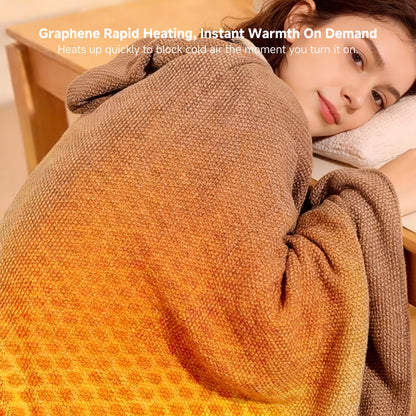 Cordless Graphene Heated Shawl – Hands-Free Wearable Warmth for Office & Home | Traverseon