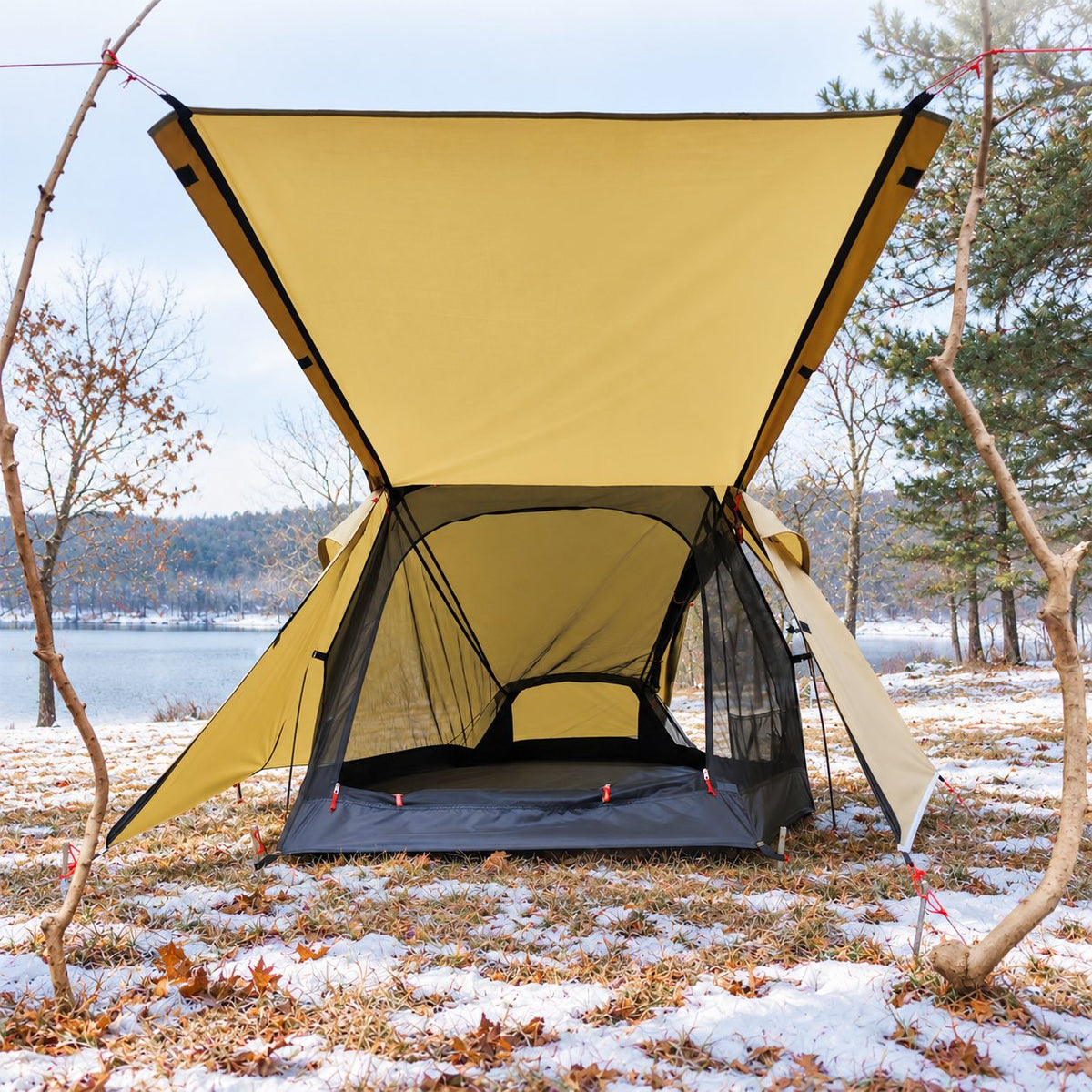 TrailDuo 2P Tunnel Tent – 4.3 lb Ultralight Double-Layer Shelter for Hiking & Backpacking | Traverseon