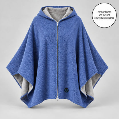 Cordless Graphene Heated Shawl – Hands-Free Wearable Warmth for Office & Home | Traverseon