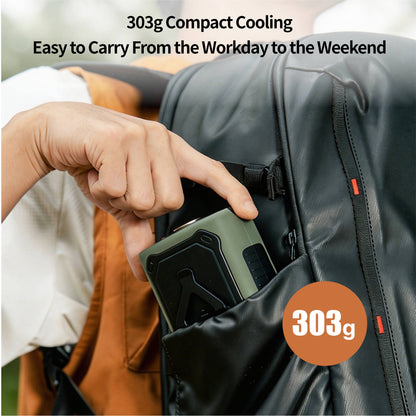 Wearable Waist Cooling Fan – Semiconductor Portable Clip Fan | Traverseon