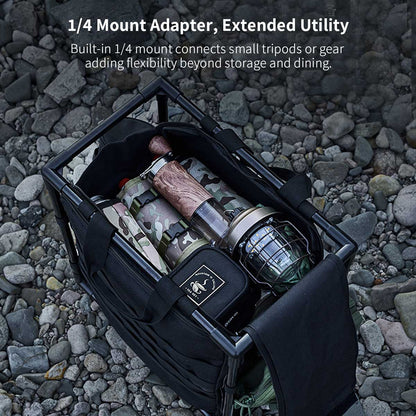 Camping Table – Folding Portable 30L Skeleton Tactical Bag 2-in-1 Outdoor | Traverseon