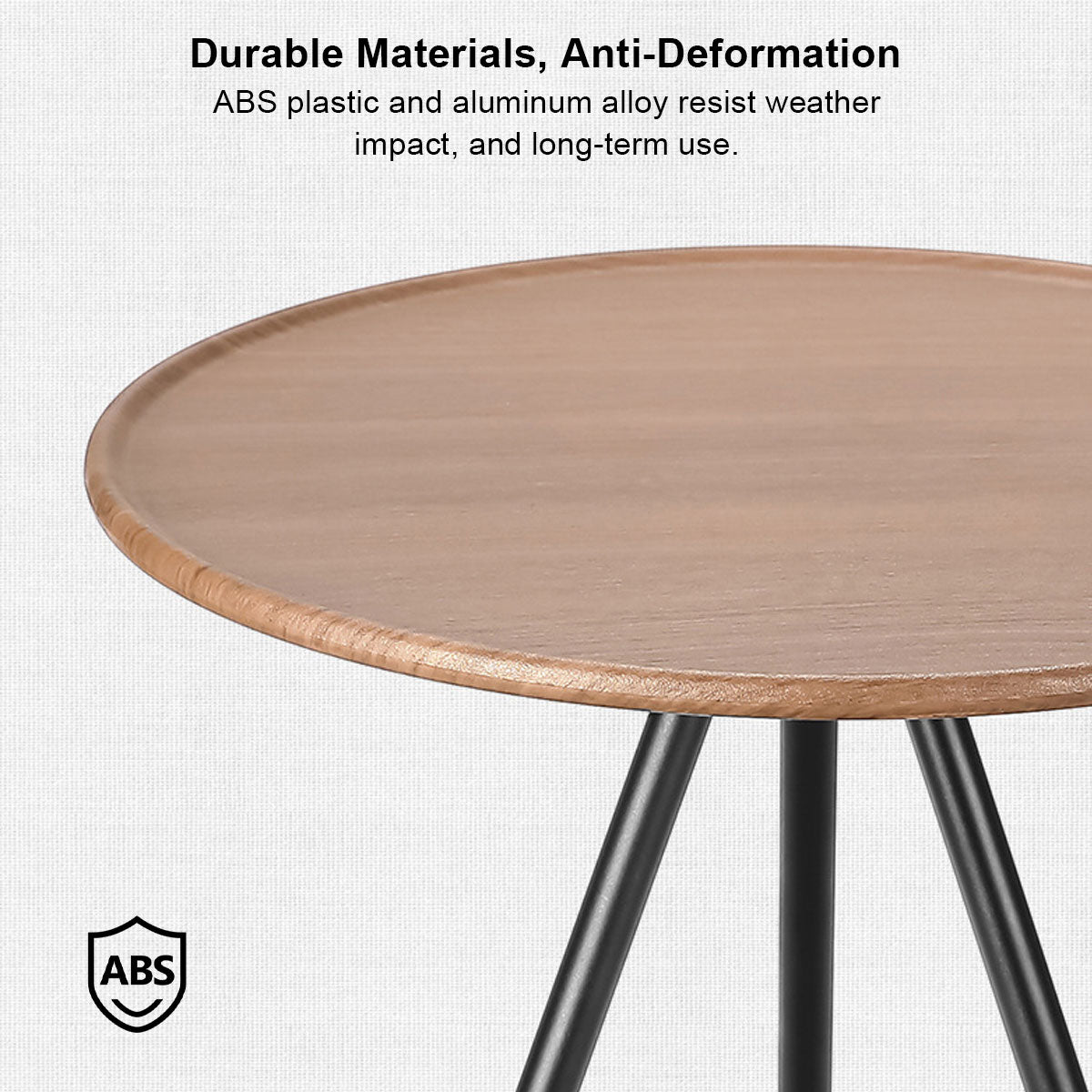 Aluminum Alloy Table – Small Round Portable Detachable Camping Outdoor | Traverseon