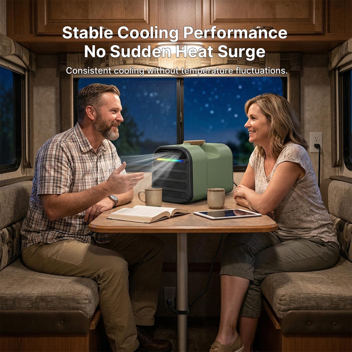 Portable Air Conditioner 4500/5200BTU – Compact Cooling AC Unit for Tent RV Room | Traverseon