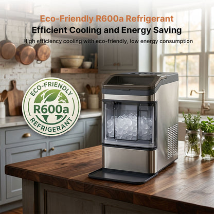 Countertop Ice Maker – 37Lbs 6Min Ice Auto-Clean Portable RV Camping | Traverseon