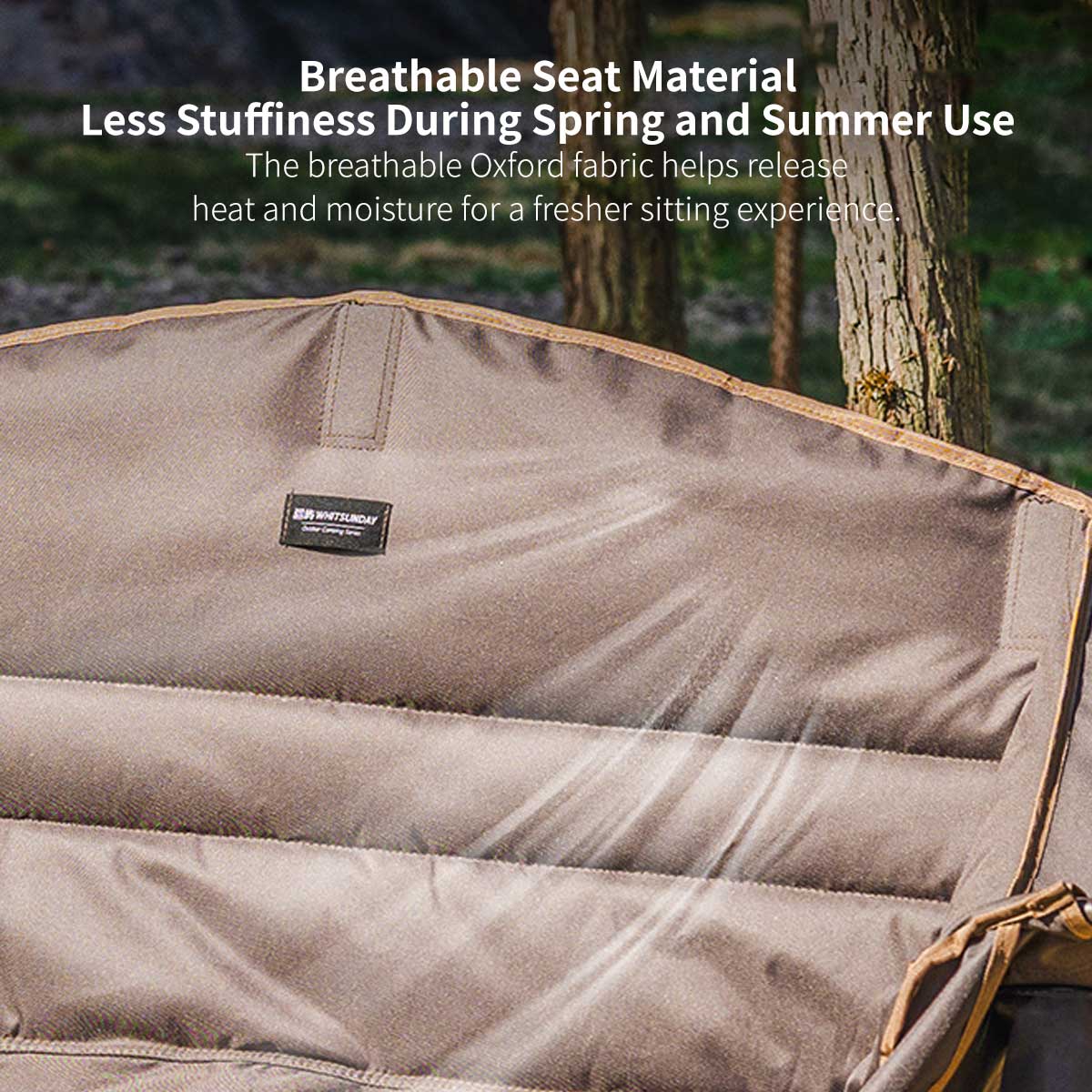 Double Camping Chair – 440lbs Heavy Duty with Cup Holder for Outdoor Camping| Traverseon