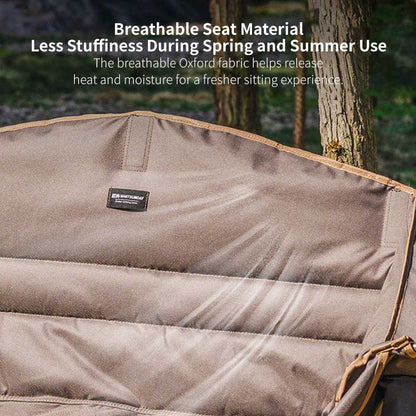 Double Camping Chair – 440lbs Heavy Duty with Cup Holder for Outdoor Camping| Traverseon