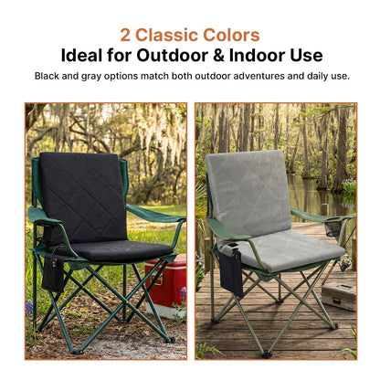 Heated Seat Cushion – All-Season 3 Gear Foldable for Camping Fishing Hiking | Traverseon