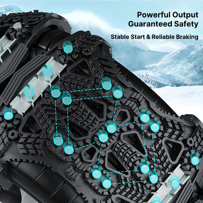 Winter Tire Snow Chain - No Jack Easy Install All-Terrain Traction