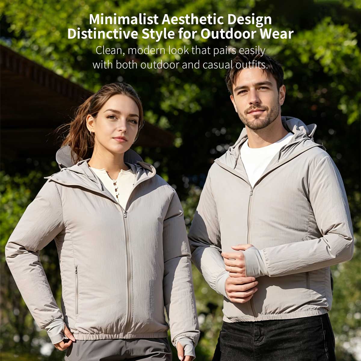 Cooling Fan Sun Protection Jacket – UPF50+ USB Outdoor Hoodie | Traverseon