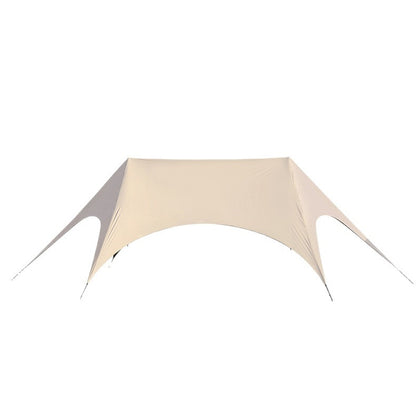 StormLock™ Hex Shelter — 360° Rainproof, 6-Point Stable, 2.6m Tall Entry, All-Terrain Portable | Traverseon