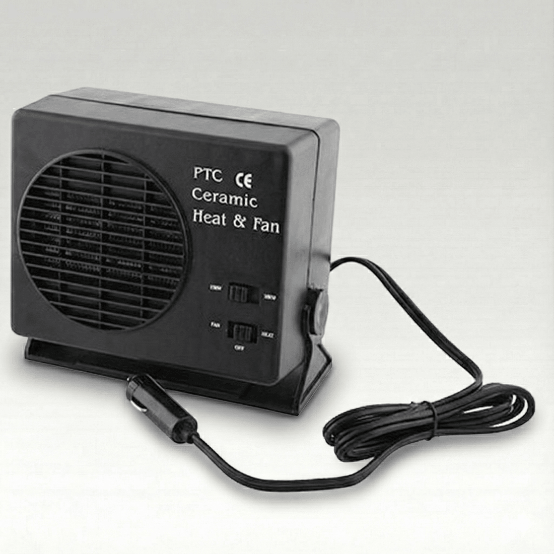 Heater Car 12V Portable Defroster – 150W/300W Cool-Warm PTC Ceramic Fan for Sedans, SUVs | Traverseon