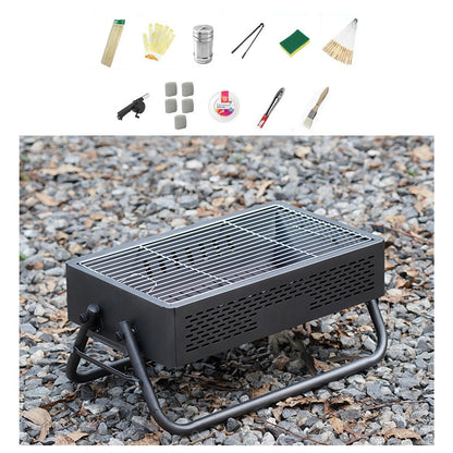 Portable Smokeless BBQ Grill – Foldable 27cm Wide for 5+ People | Traverseon