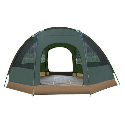 Octagon Camping Tent 3-4 Person 4 Season Waterproof Double Layer for Backpacking | Traverseon