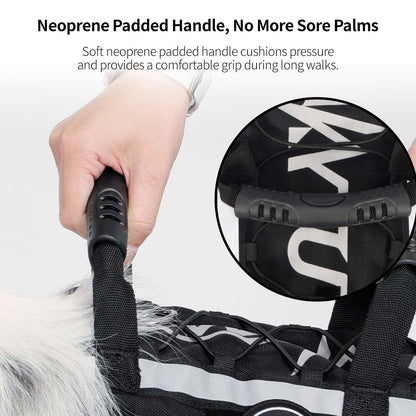 Outdoor Dog Harness – 900D Nylon Detachable Elastic Leash Reflective Dual Handles M/L/XL Hiking Walking | Traverseon