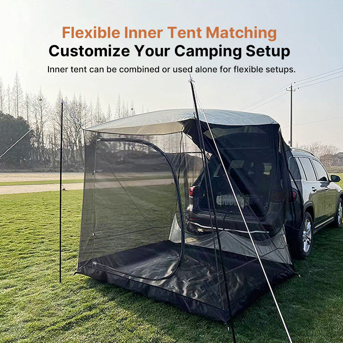 SUV Tailgate Tent Canopy – 210T 3000 Waterproof UV Protection for Car Camping | Traverseon