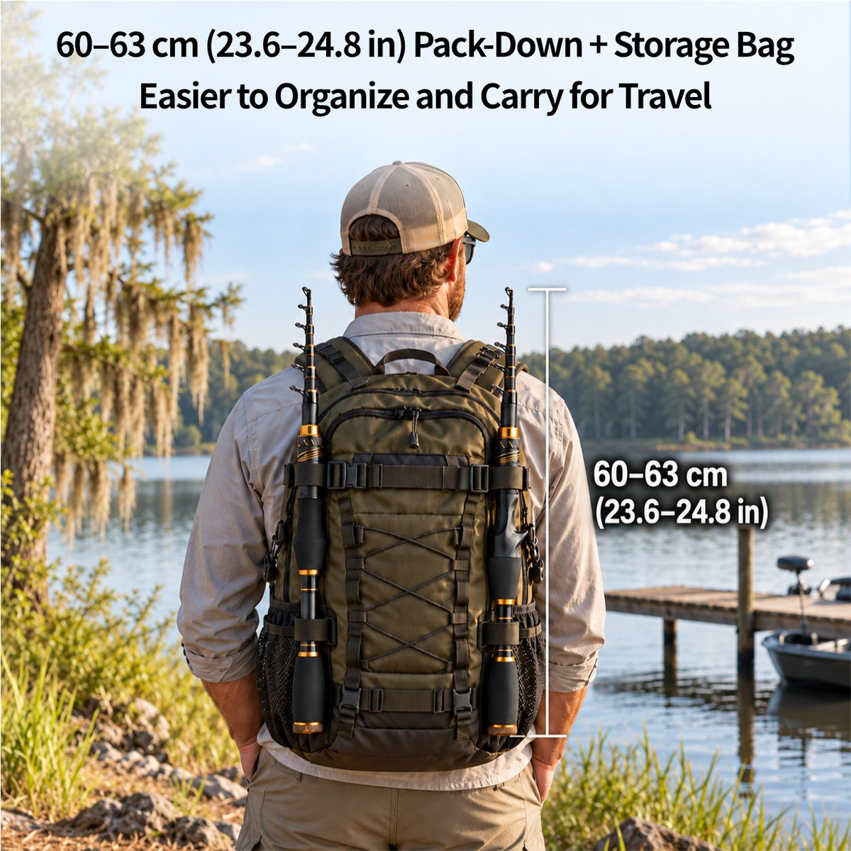 Carbon Fiber Telescopic Fishing Rod – Portable Lure Travel Pole